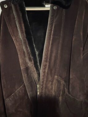 Jones of New York Suede Heavy Winter Coat